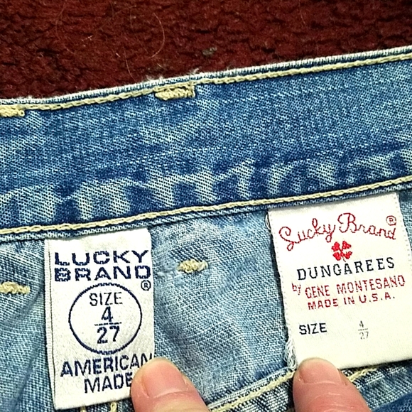 Women's Lucky Brand Vintage , Size4/27, Peanut Pant, Lower Rise Flare Long - Picture 6 of 12